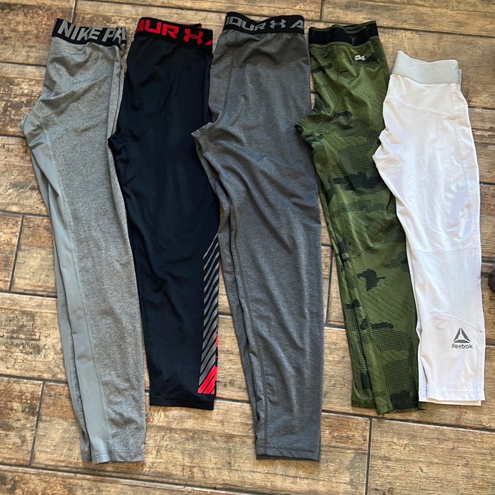 5 Pair - Boys athletic tights
